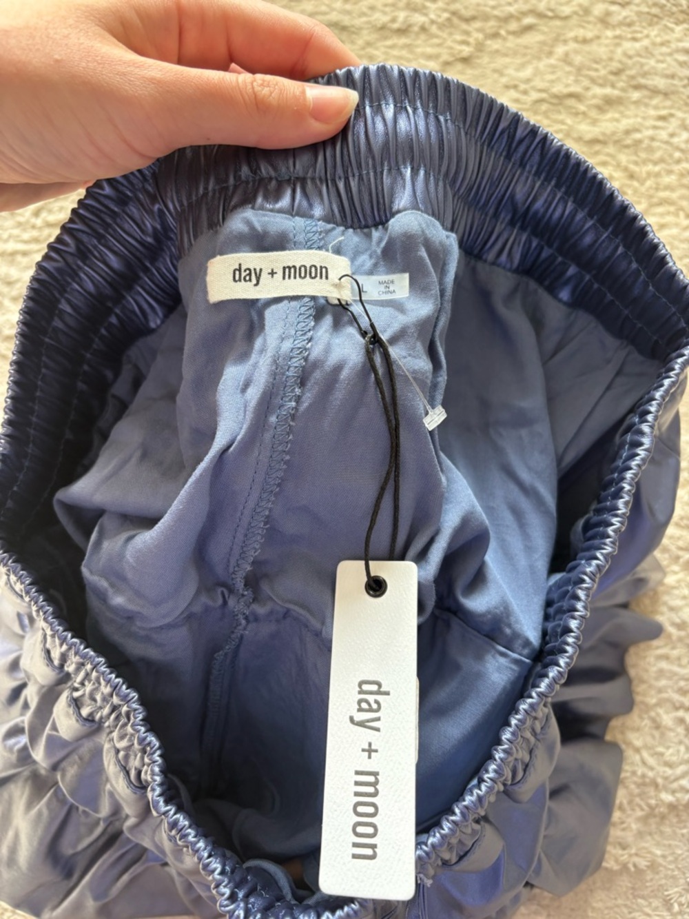 NWT Day + Moon ruffled mini skirt Size L - Picture 5 of 6